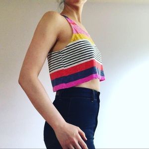 Striped Crop Top